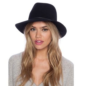 Janessa Leone, Vera, black wool fedora